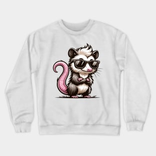 Opposum Cute Animal Crewneck Sweatshirt